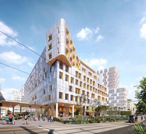 Sydney Children’s Hospital and Children’s Comprehensive Cancer Centre. Image: Billard Leece Partnership