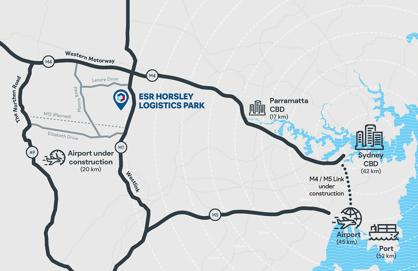 ESR Horsley Park Map