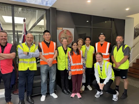 Caroma Innovation & Design Centre Tour with GWA Group Limited Team
